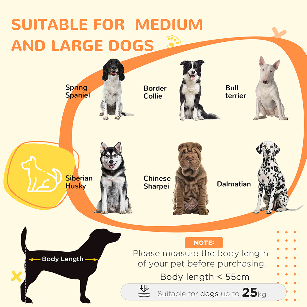 PawHut Oak Tone Large Dog Pet Crate Side Table with Cushion Image 4