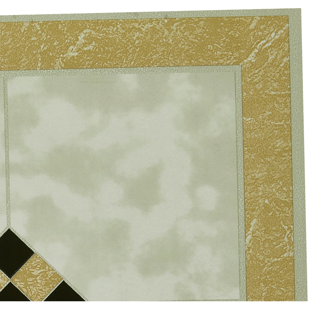 Living and Home Gold Self-Adhesive PVC Flooring Tile 10 Pack Image 5