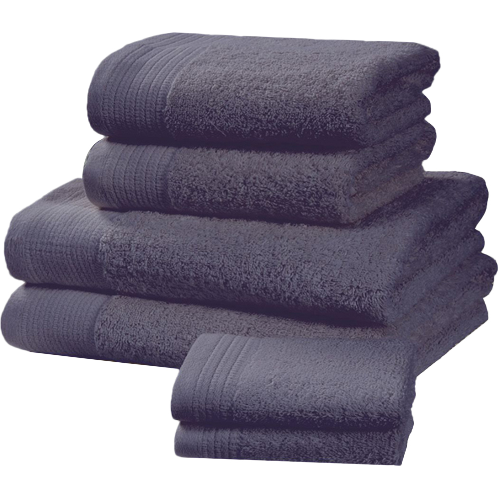 Rapport Home Chatsworth Super Soft and Absorbent Cotton Blue Bath Sheet Image 1