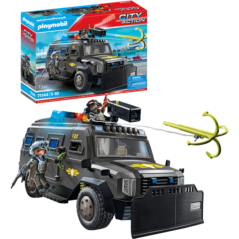 Playmobil Tactical Unit All-Terrain Vehicle Playset 73 Piece Image 4