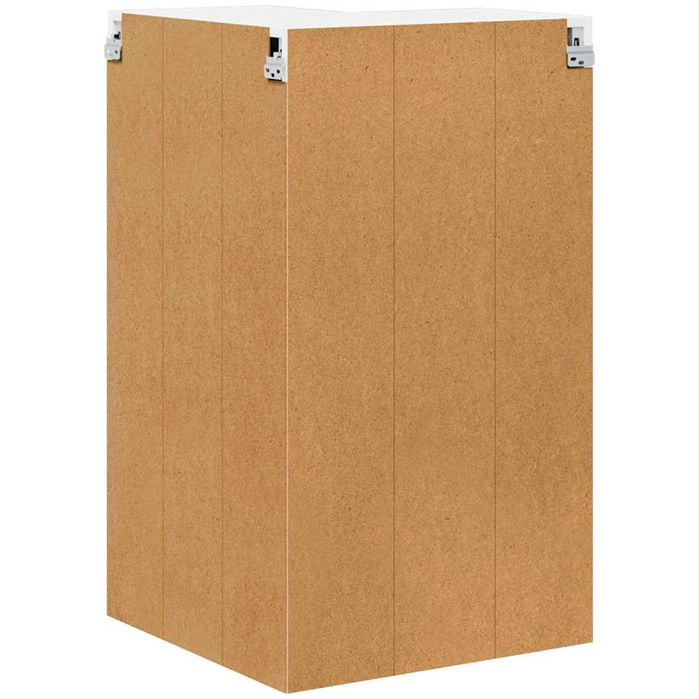 vidaXL 2 Door High Gloss White Kitchen Wall Corner Cabinet Image 7