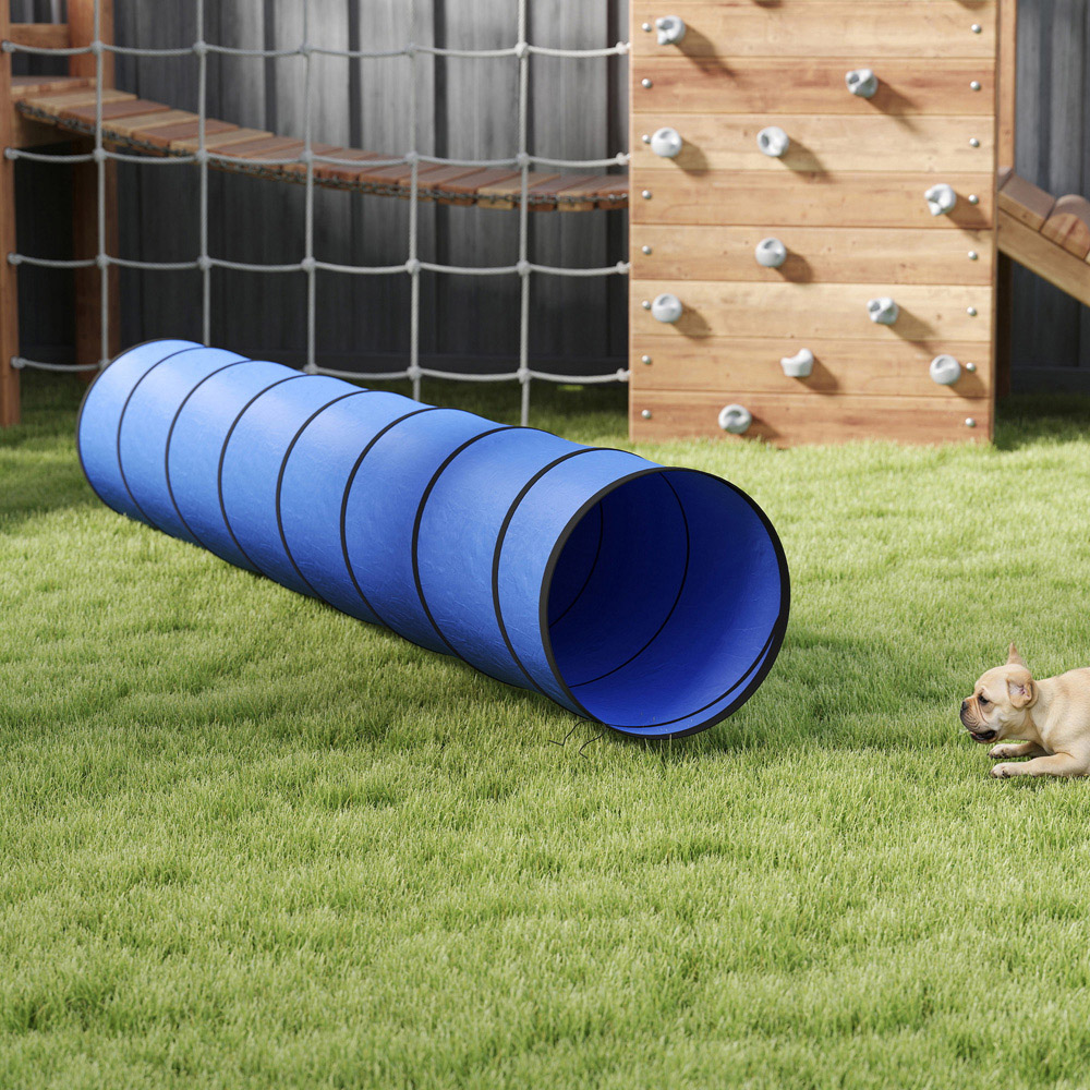 PawHut Foldable Dog Tunnel 300cm with 4 Ground Pegs and Bag Image 3