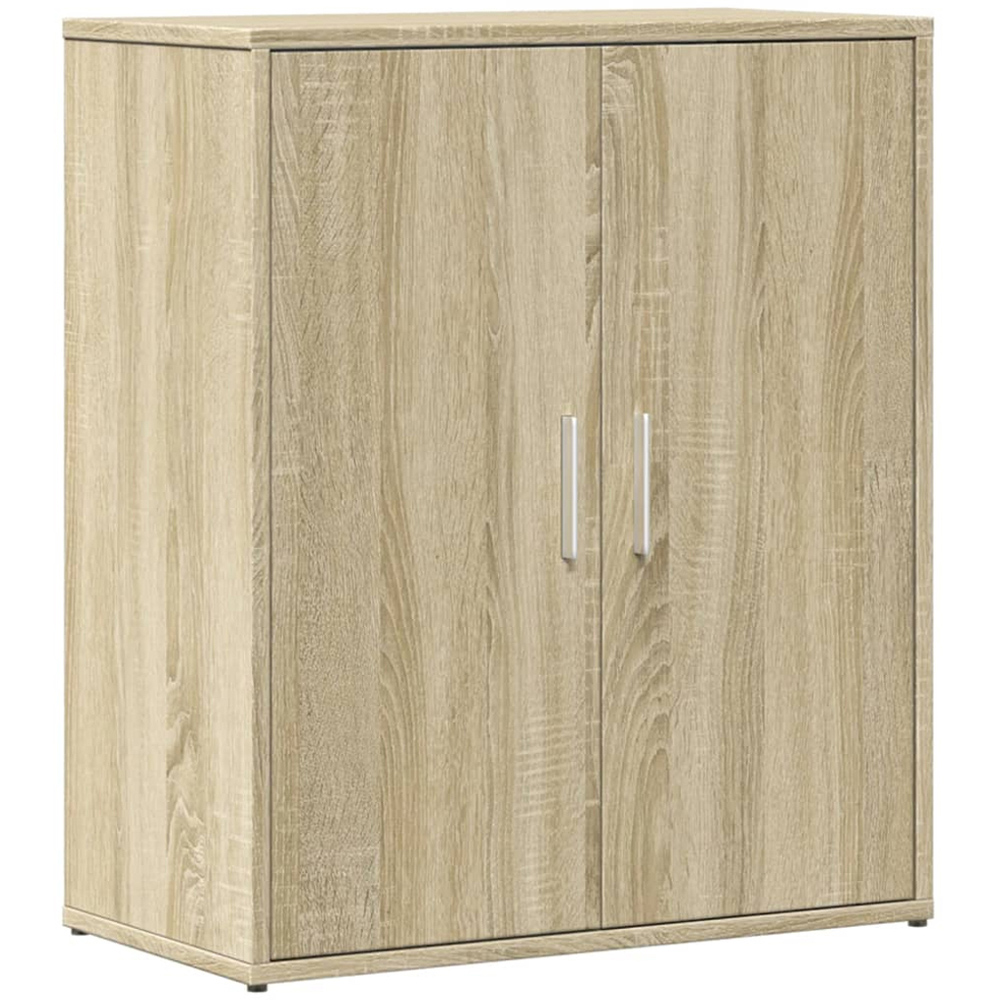 vidaXL 2 Door Sonoma Oak Sideboard Image 2
