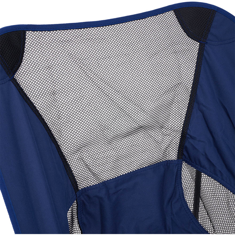 Living and Home Blue Breathable Mesh Foldable Camping Chair Image 5