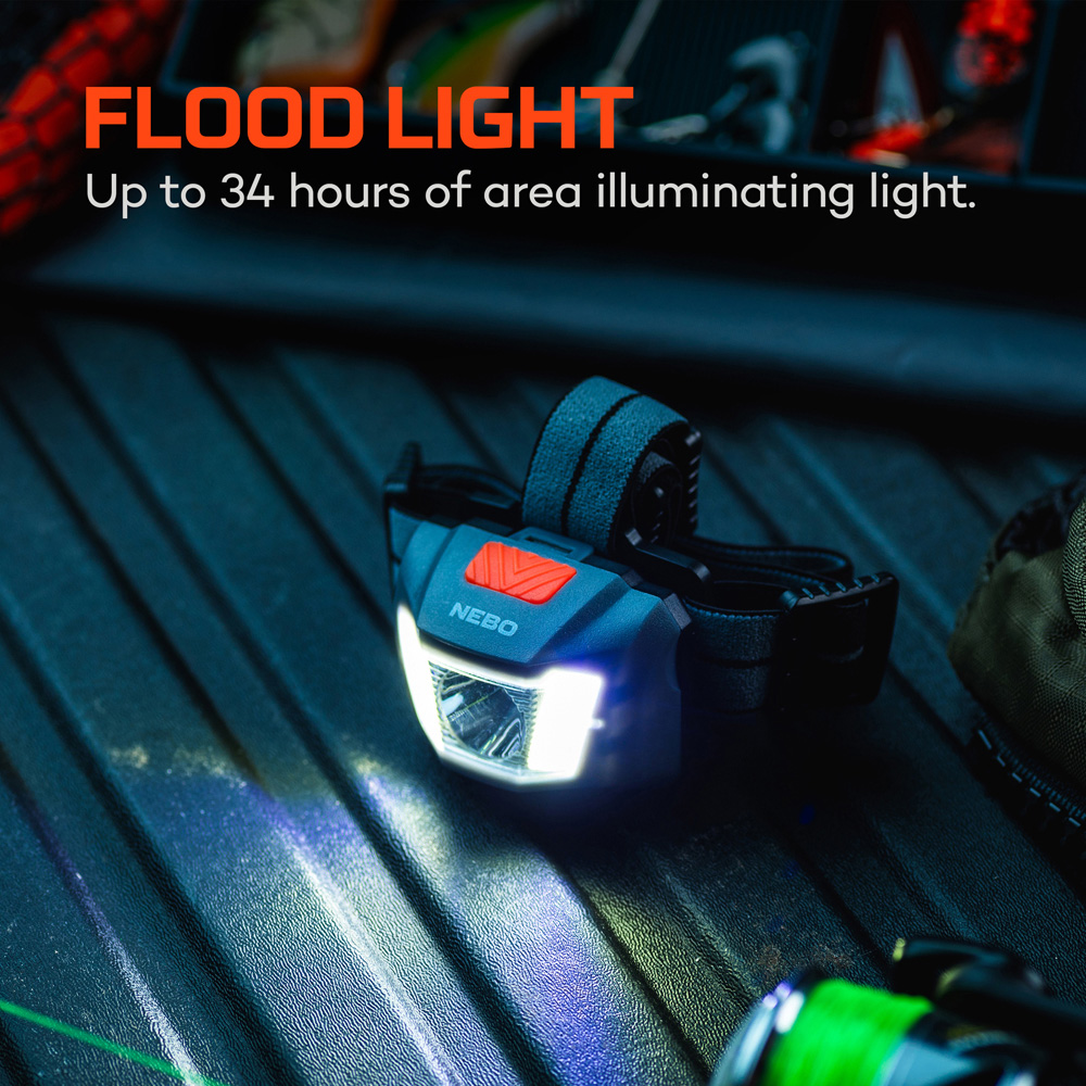 Nebo Lil Larry 500 Flex Work Light and Einstein Duo 400 Headlamp Combo Pack Image 5