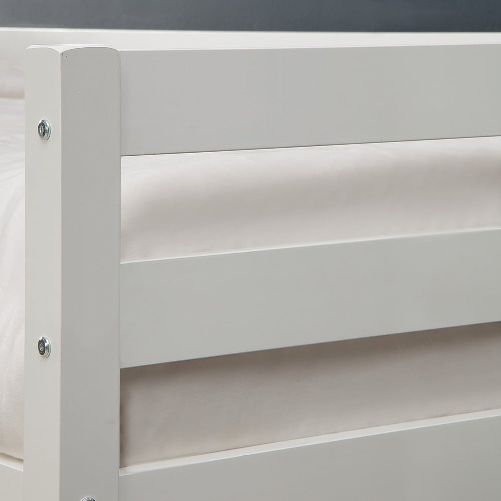 Atlas White Wooden Bunk Bed Image 6
