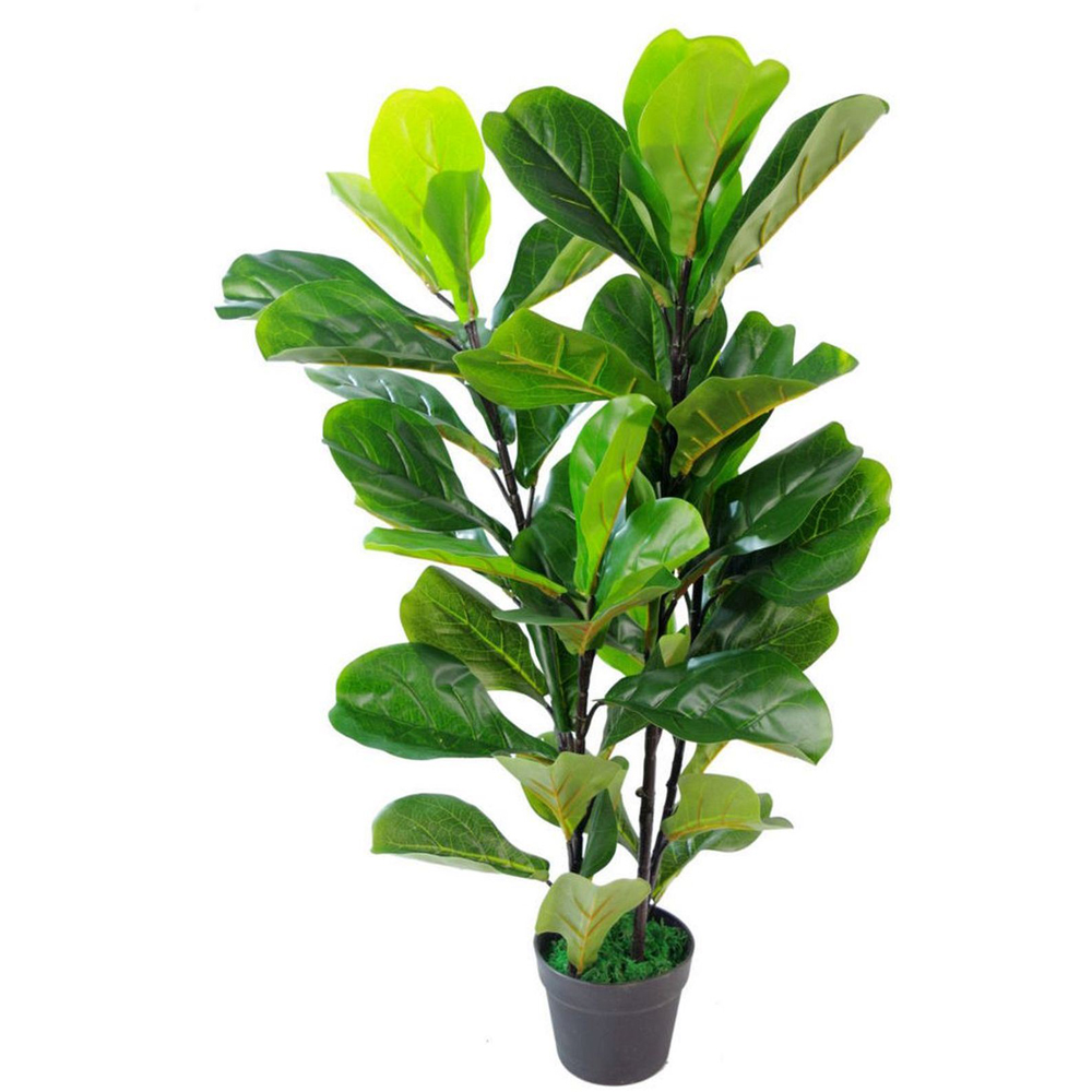 Leaf Fiddle Fig Artificial Tree Pot 3ft Image