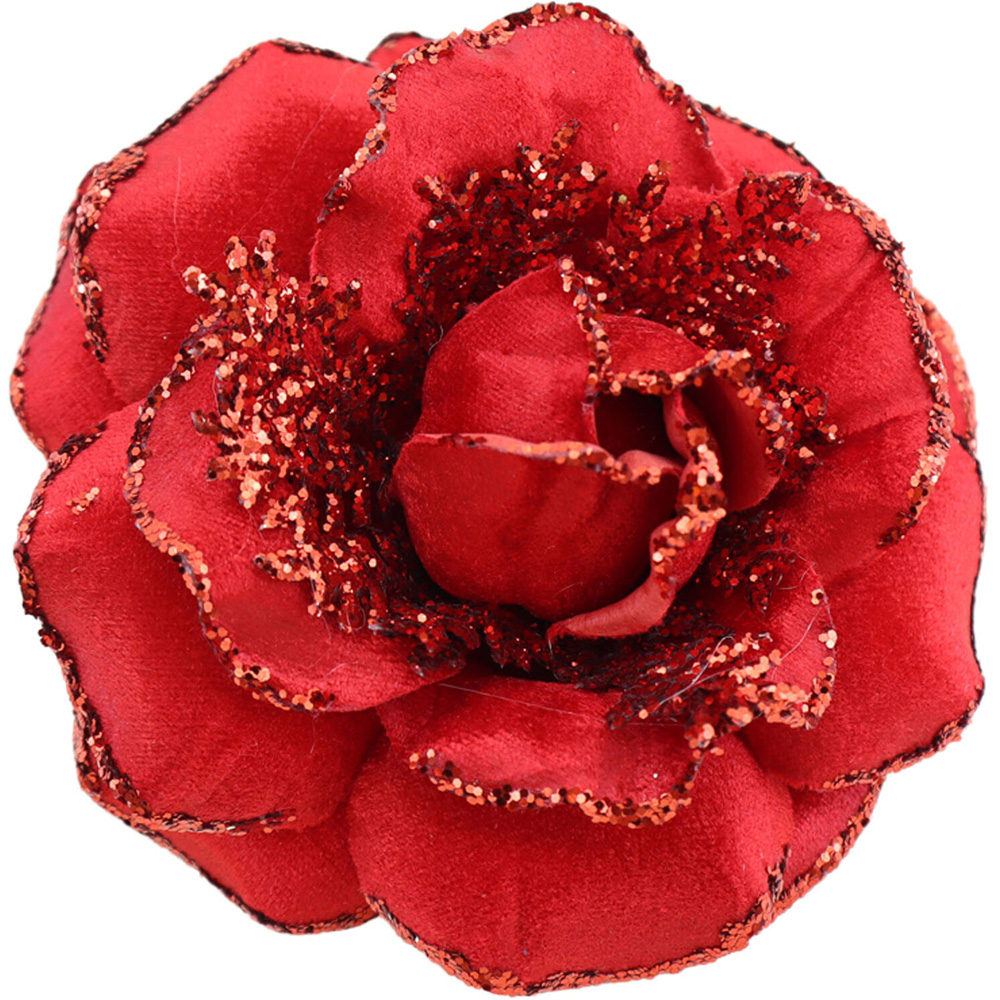Lux Traditional Rose Clip Red Image