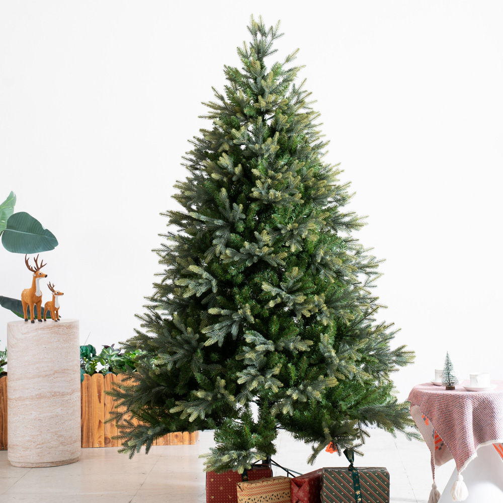 Abrihome Grand Fir Artificial Christmas Tree with 1253 Mixed Tips 6ft Image 2