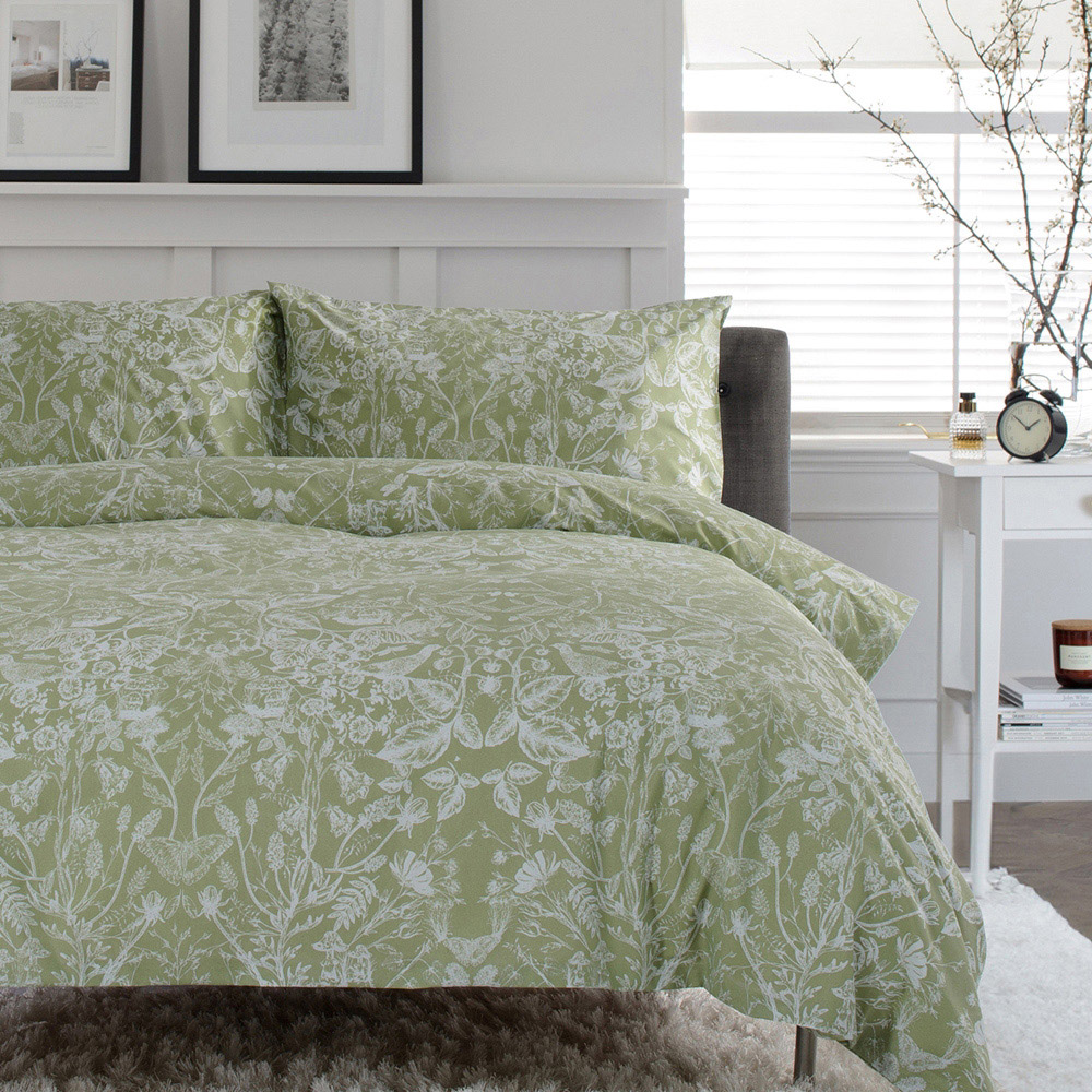 Deyongs Secret Garden Single Sage Duvet Set Image 2