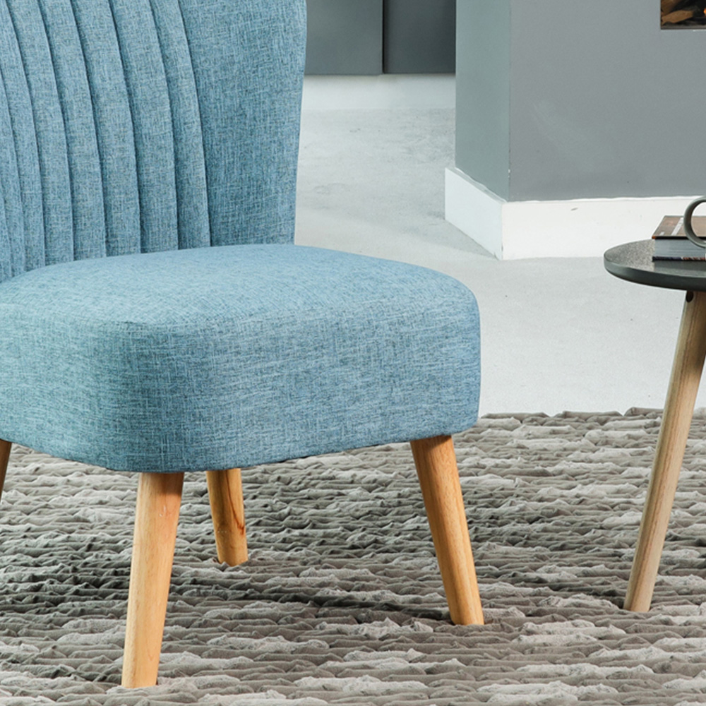 Artemis Home Cassaro Teal Fabric Accent Chair Image 3