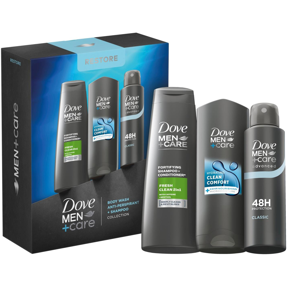 Dove Men Care Restore Trio Gift Set 3 Piece Image 6