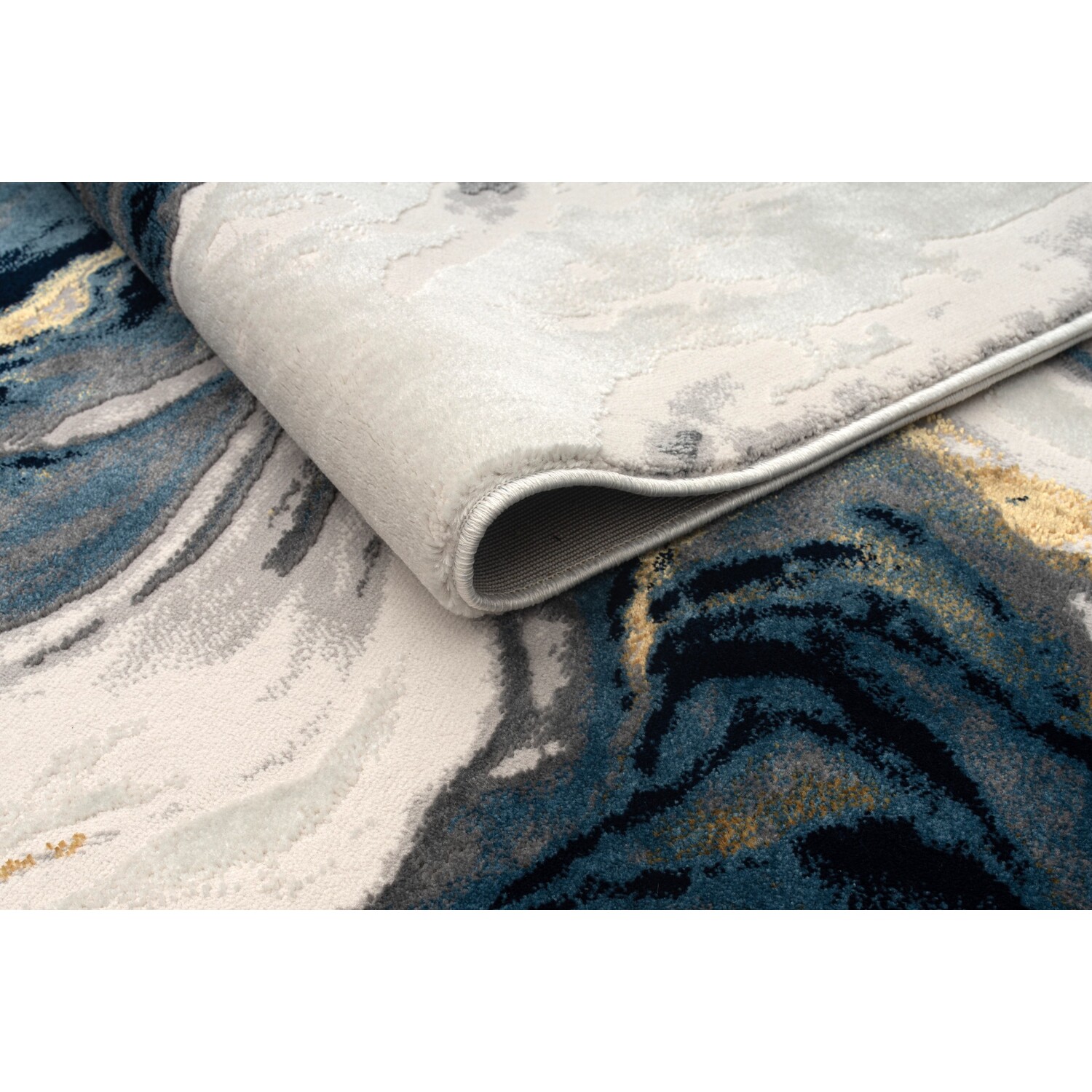 Elegance Agate Rug Blue 120cm Image 3