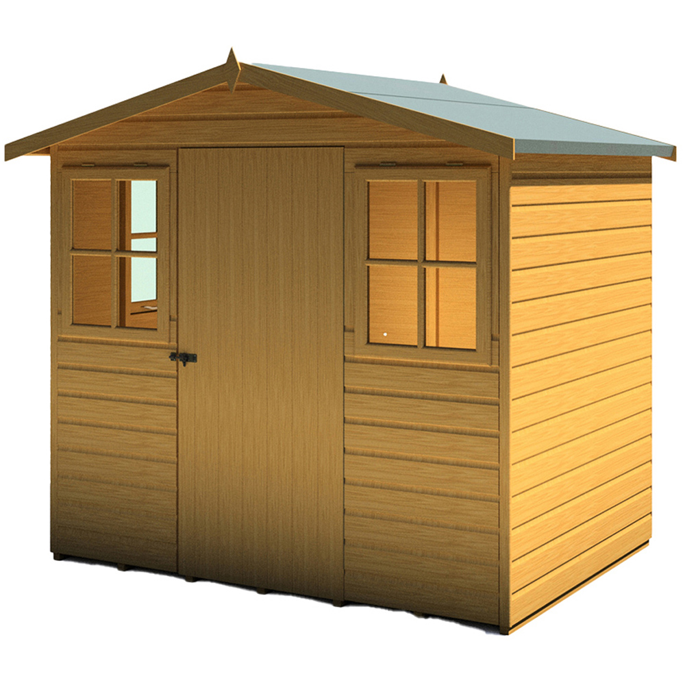 Shire Rothesay 7 x 5ft Shiplap Apex Garden Shed Image 2