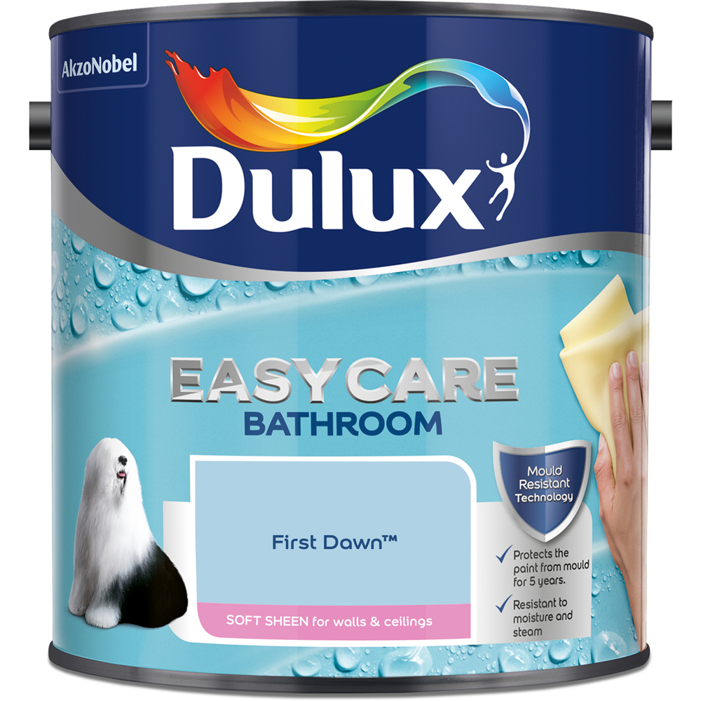 Dulux Easycare Bathroom First Dawn Soft Sheen Paint 2.5L Image 2
