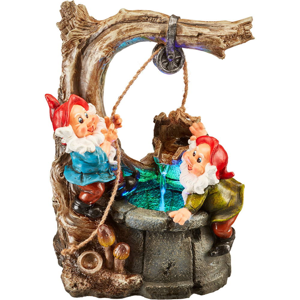 Garden Gear Serenity Gnome Wishing Well Water Feature Image 1