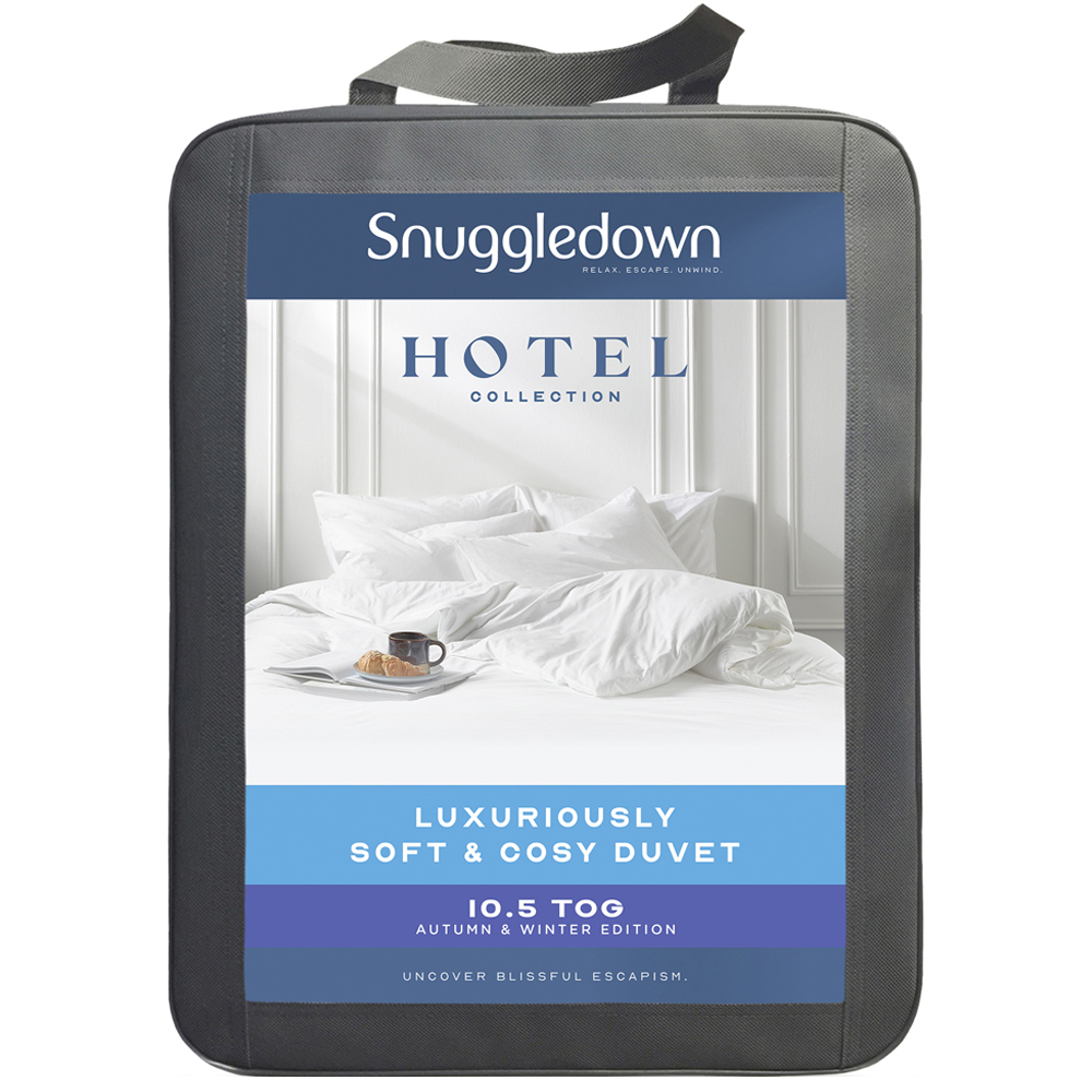 Snuggledown King Size White Luxurious Hotel Duvet  10.5 Tog Image 1