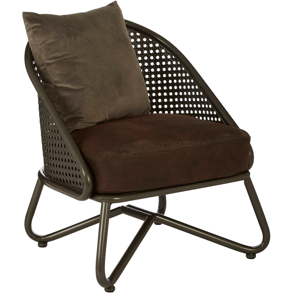 Premier Housewares New Foundry Chair with Curved Legs Image 2
