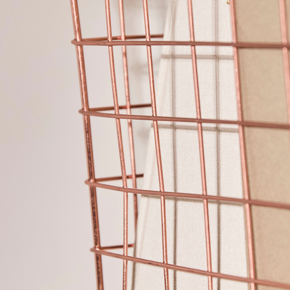 Dibor Copper Wall Storage Basket Image 5