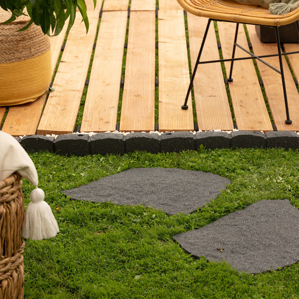 Nicoman Natural Stone Garden Stepping Stone 58 x 38cm 4 Pack Image 7