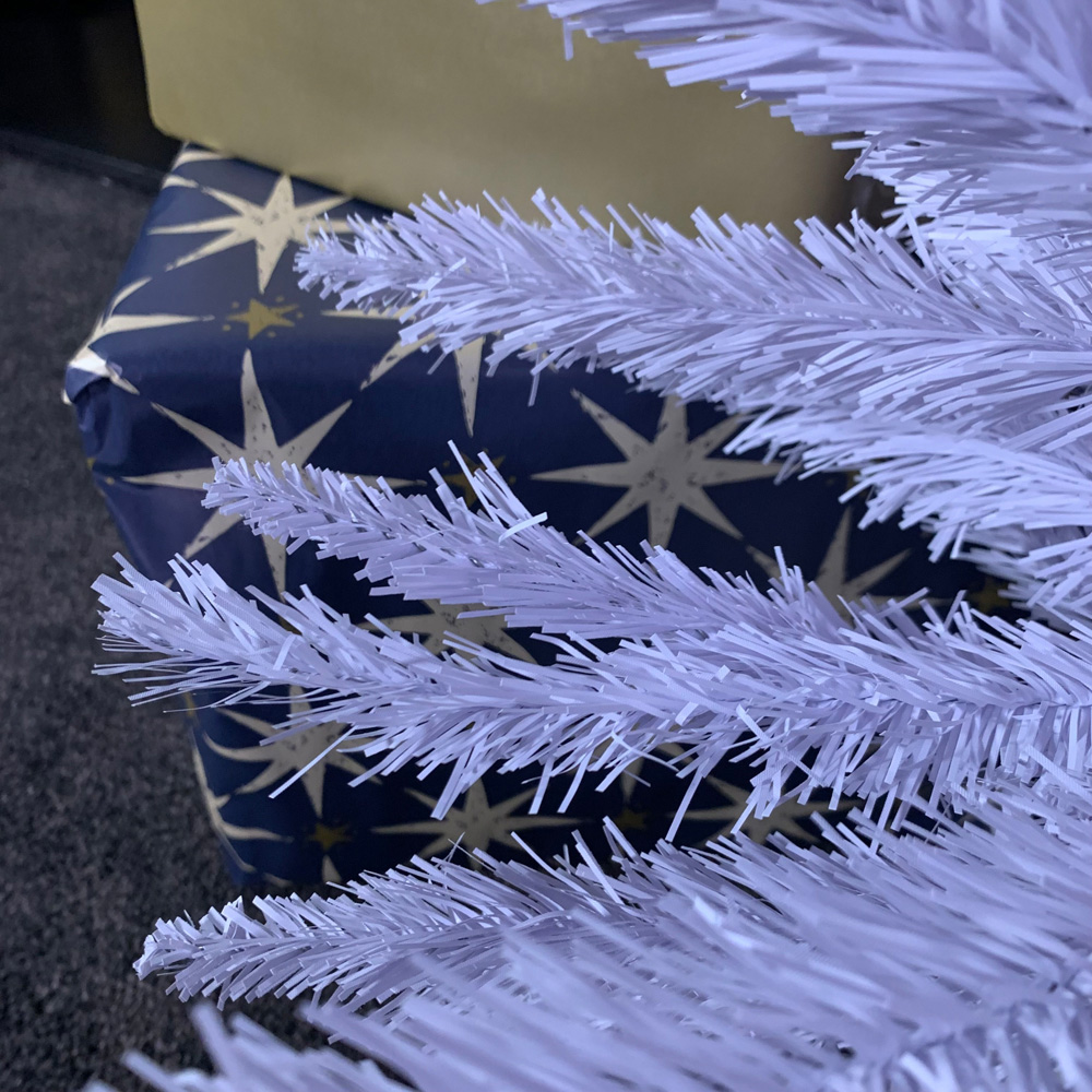 Samuel Alexander White Pencil Pine Artificial Christmas Tree with 321 Tips 6ft Image 5