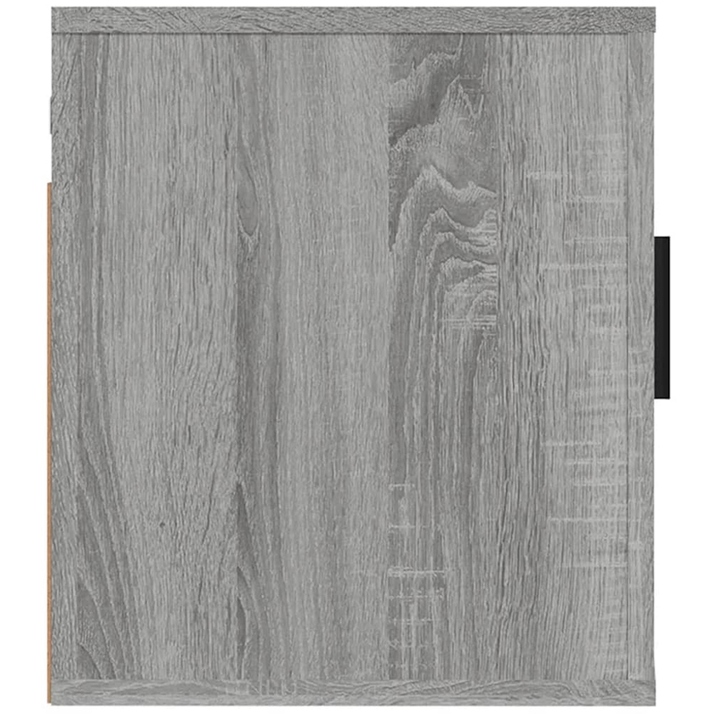 vidaXL Single Door Grey Sonoma Wall Mounted TV Cabinet 2 Pack Image 7