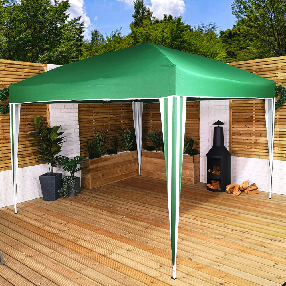 Samuel Alexander 3 x 3m Pop Up Garden Gazebo Party Tent Image 3