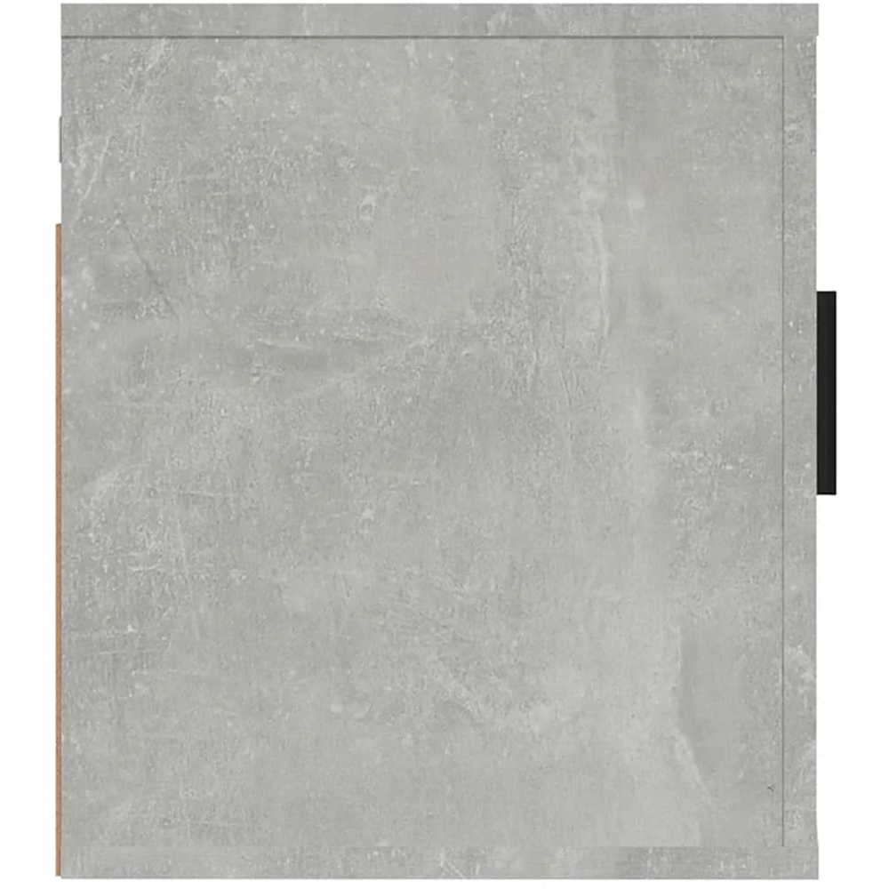 vidaXL Single Door Concrete Grey Wall Mounted TV Cabinet 2 Pack Image 7