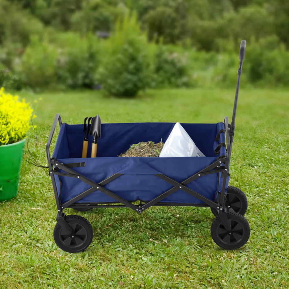 Neo Navy Foldable Garden Festival Cart 150kg Image 5