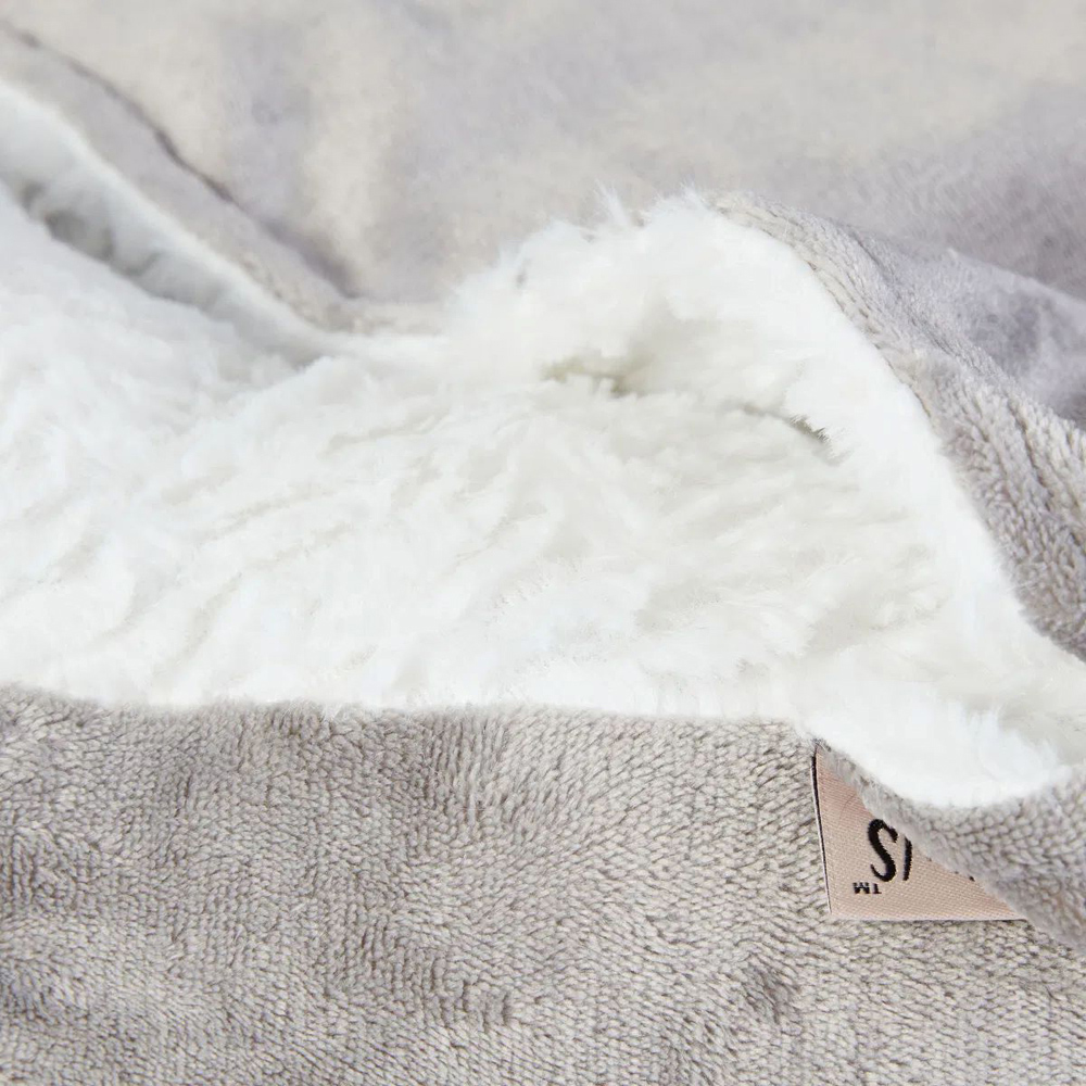 Dream Paws Grey Hideaway Snuggle Pet Bed Image 3