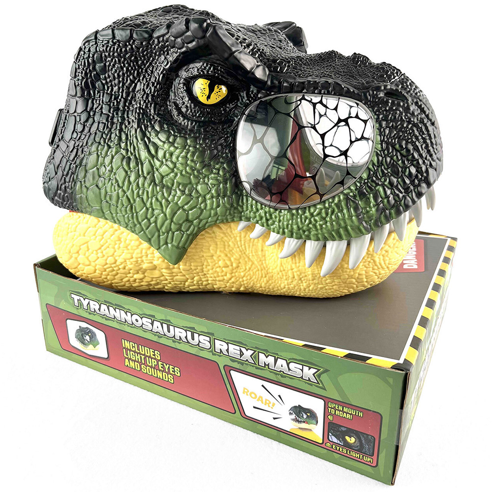 Tyrannosaurus Rex Mask - Green Image 2