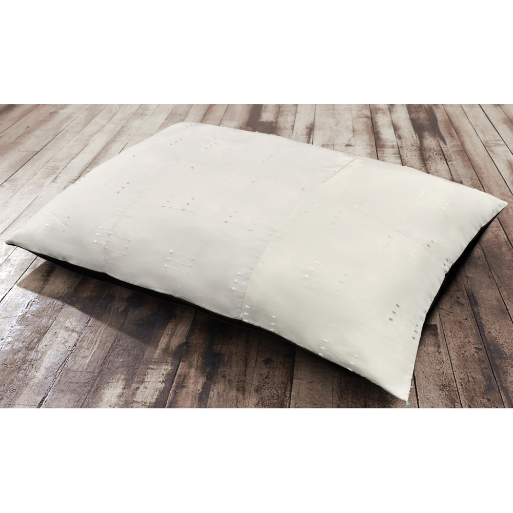 Velosso Cream Jacquard Woven Non-Slip Lounging Cushion 78 x 120cm Image 3