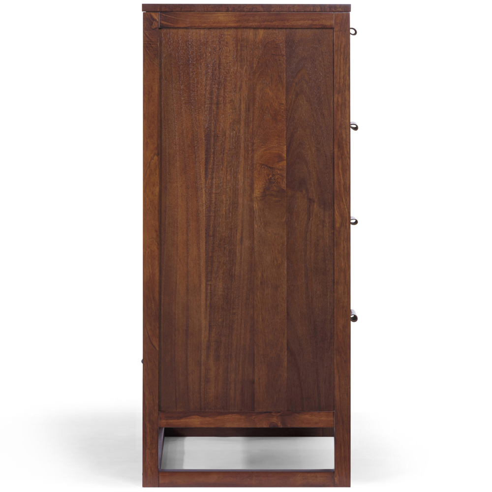 Teamson Home Hatteras 4 Drawer Walnut Dresser Image 4