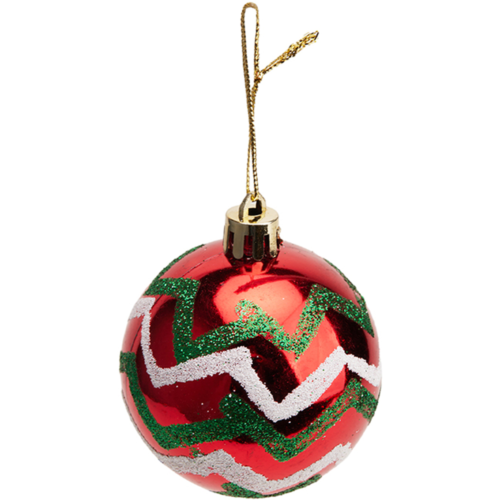 Living and Home Christmas Hanging Bauble 16 Pack Image 3