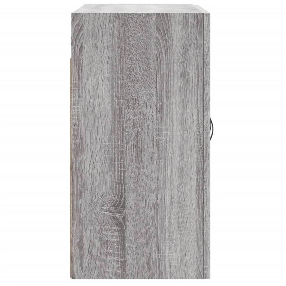 vidaXL 2 Door Grey Sonoma Oak Wall Cabinet Image 7