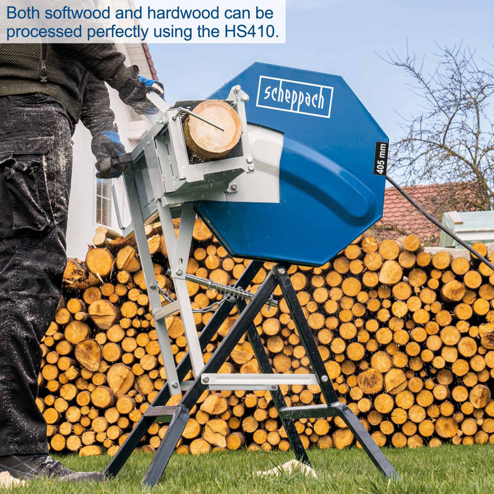 Scheppach HS410 140mm Tilting Log Saw with Safety Flap 2200W Image 7