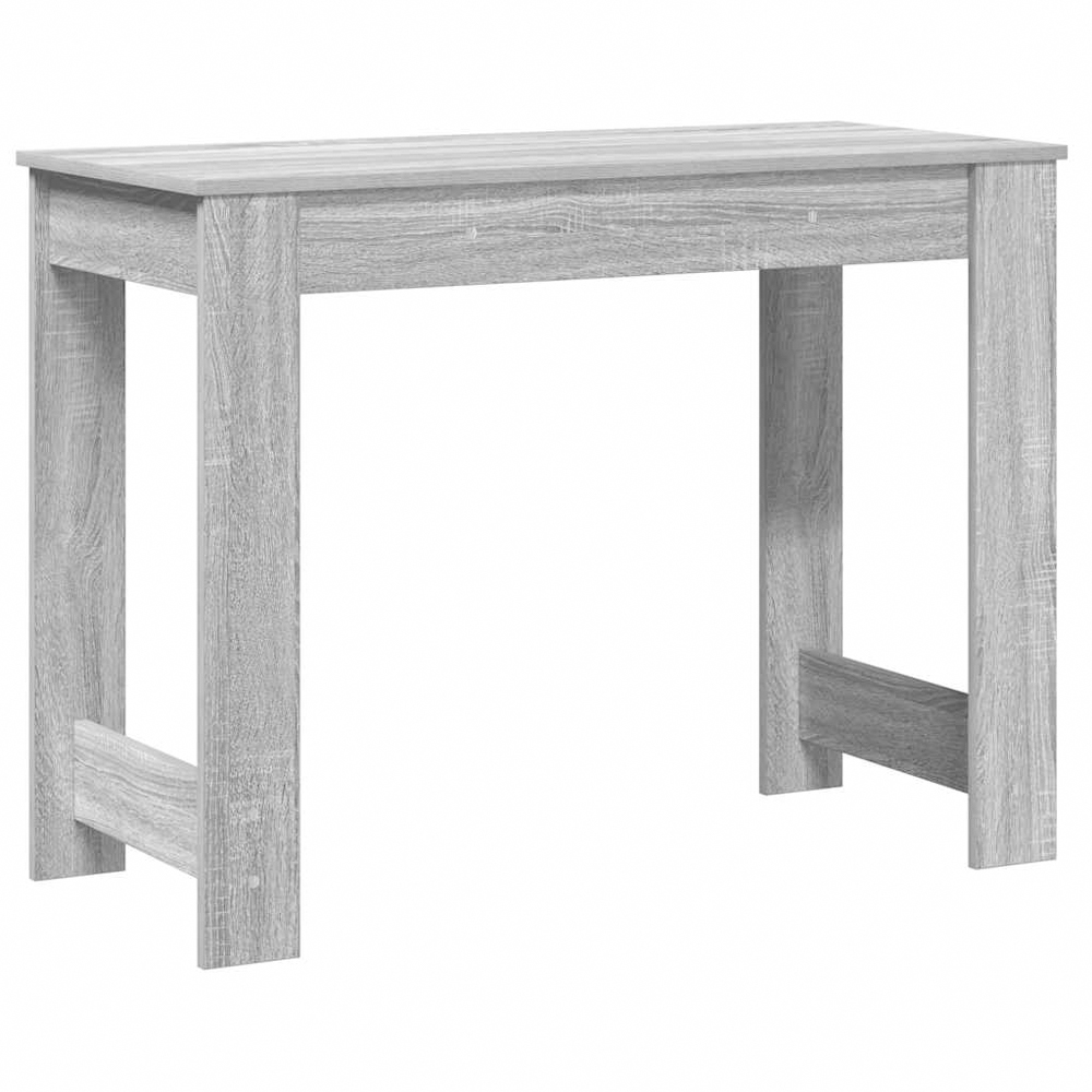 vidaXL Single Drawer Computer Desk Grey Sonoma Image 6