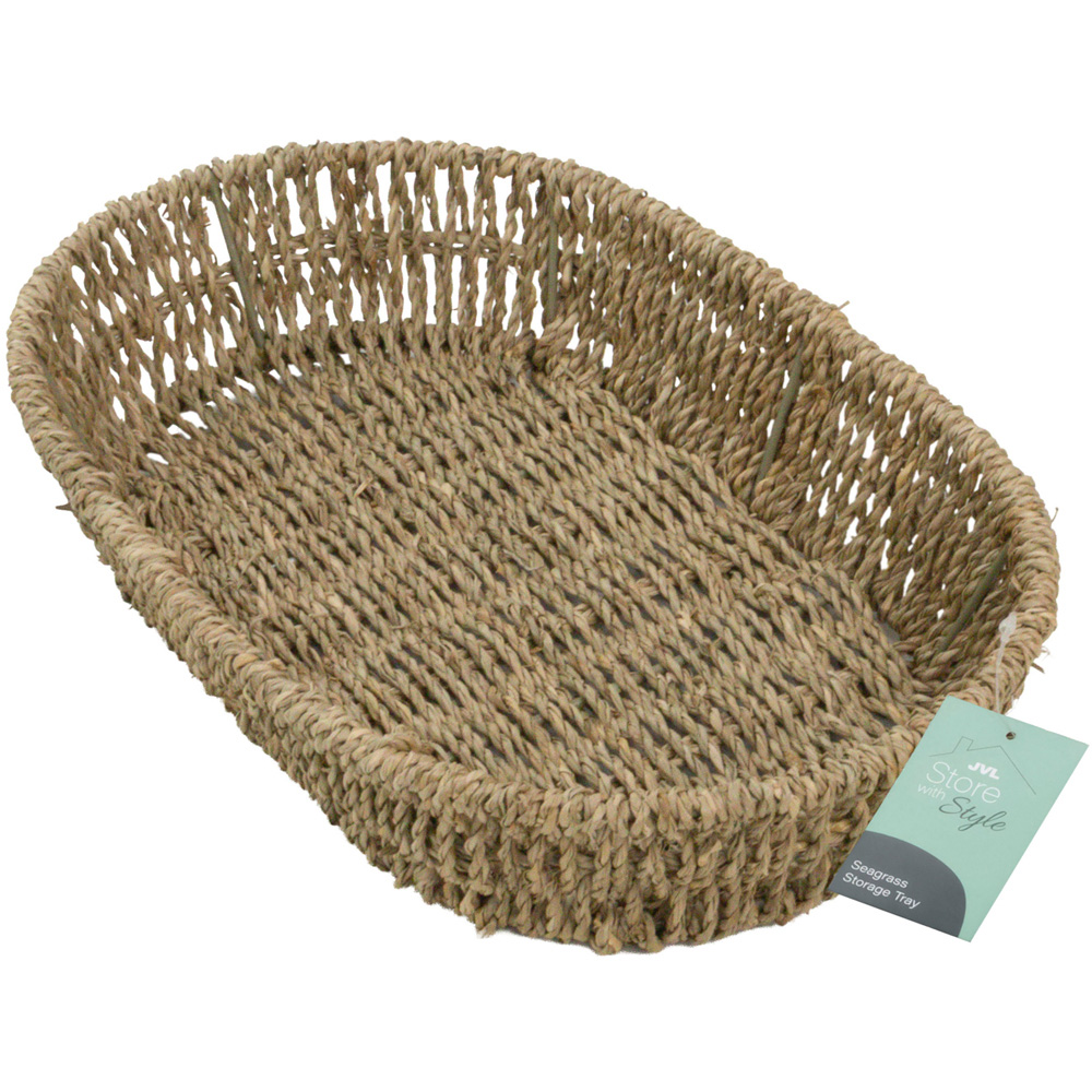JVL Seagrass Oval Tray Image 2