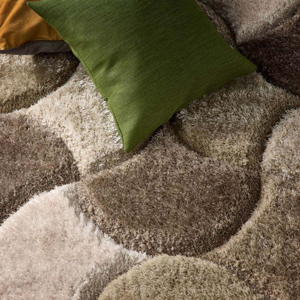 Origins 3D Scallop Neutral Rug 120 x 170cm Image 5