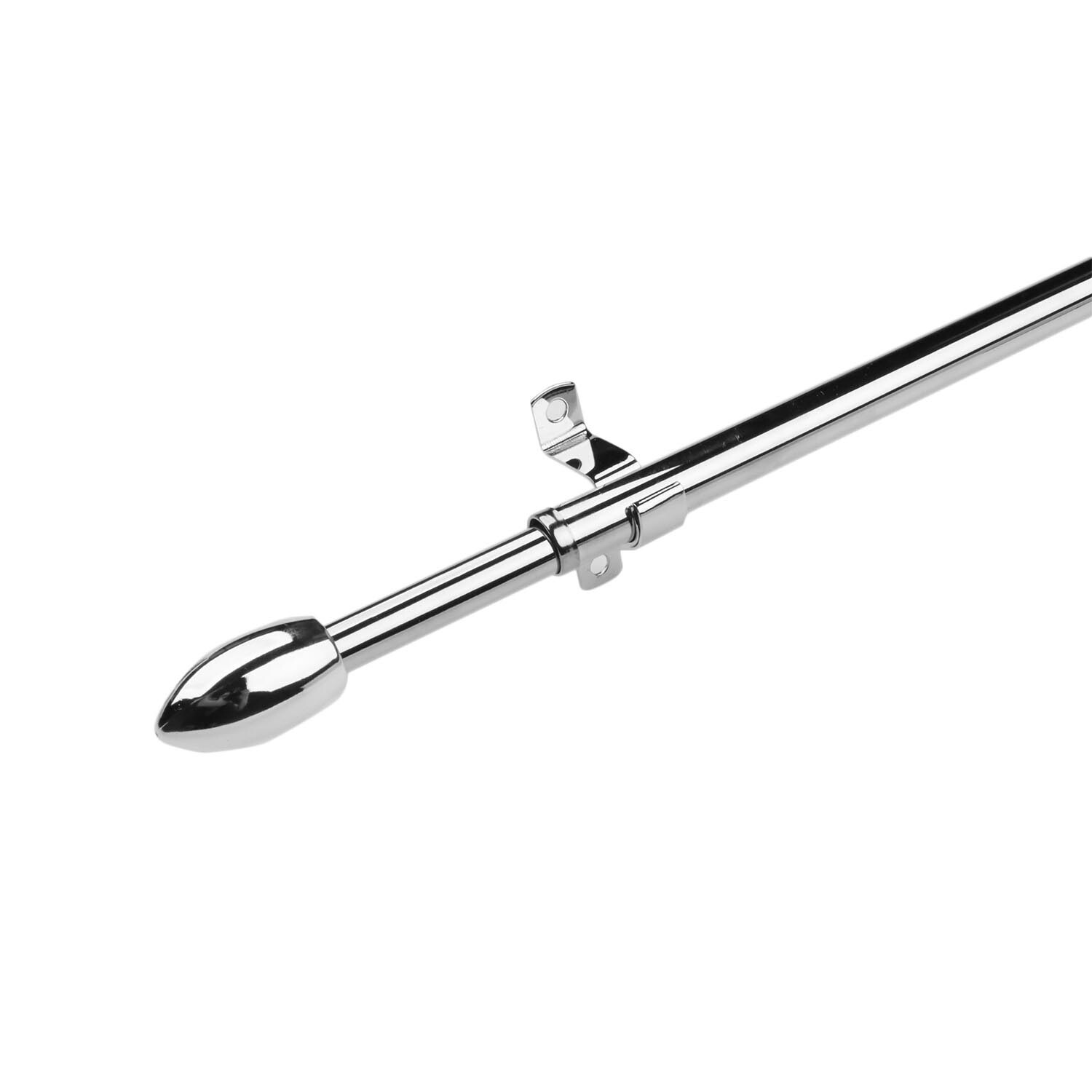 Chrome Plated Cafe Rod 120 to 215cm Image 2