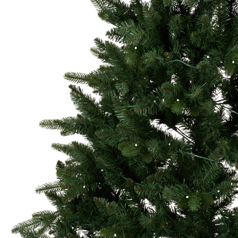 Living and Home RGB Pre-Lit Artificial Christmas Tree Lights with Wood Stand 4ft 1.2m Image 6