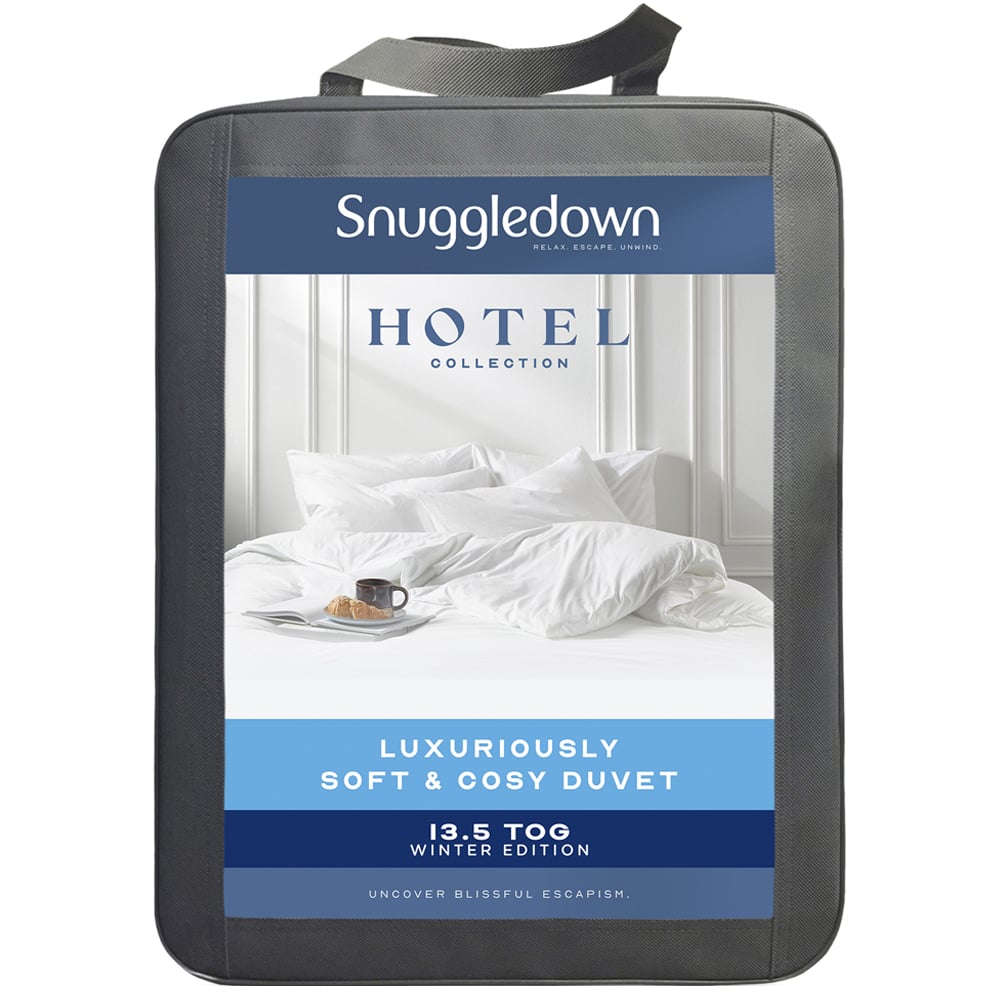 Snuggledown King Size White Luxurious Hotel Duvet  13.5 Tog Image 1