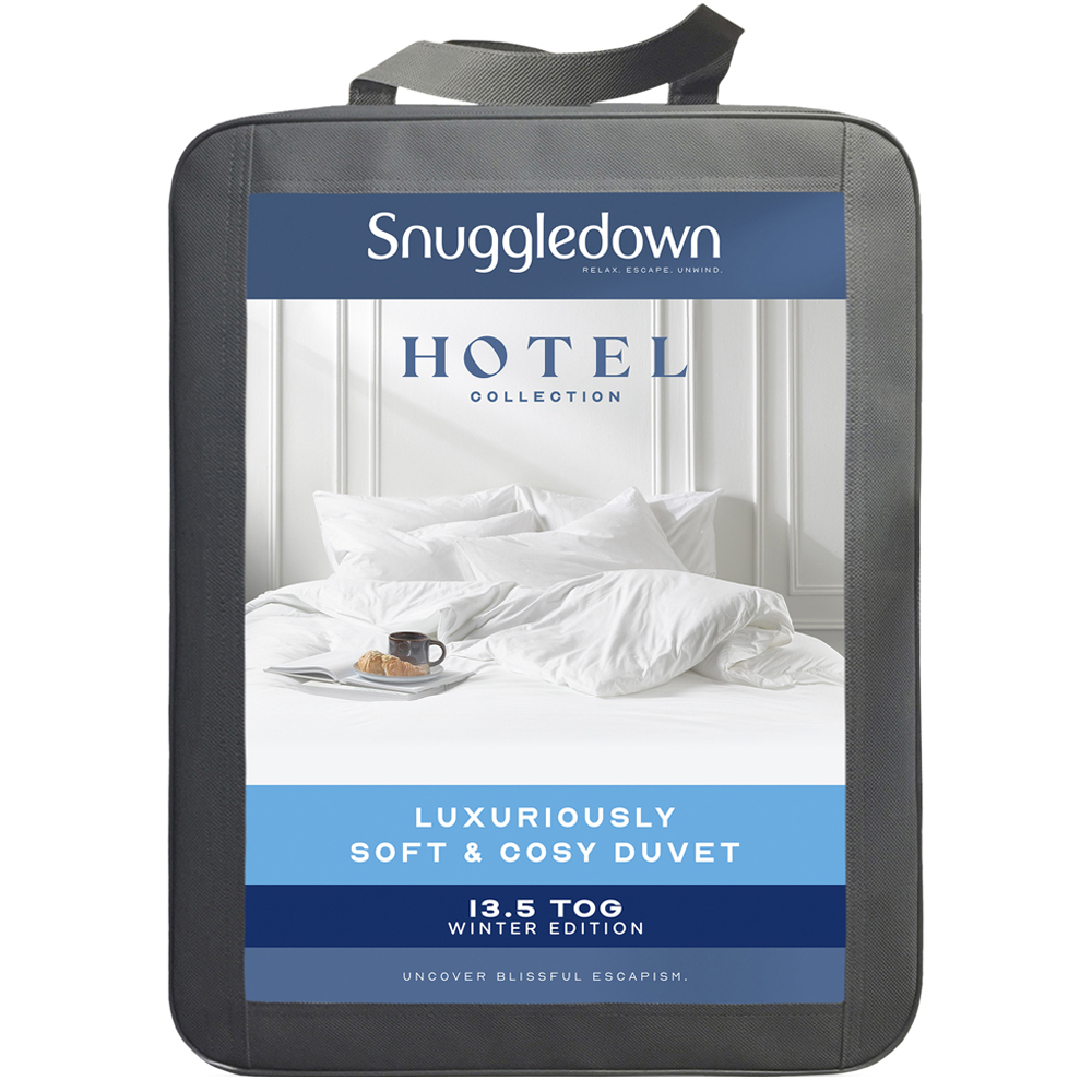 Snuggledown Super King White Luxurious Hotel Duvet  13.5 Tog Image 1