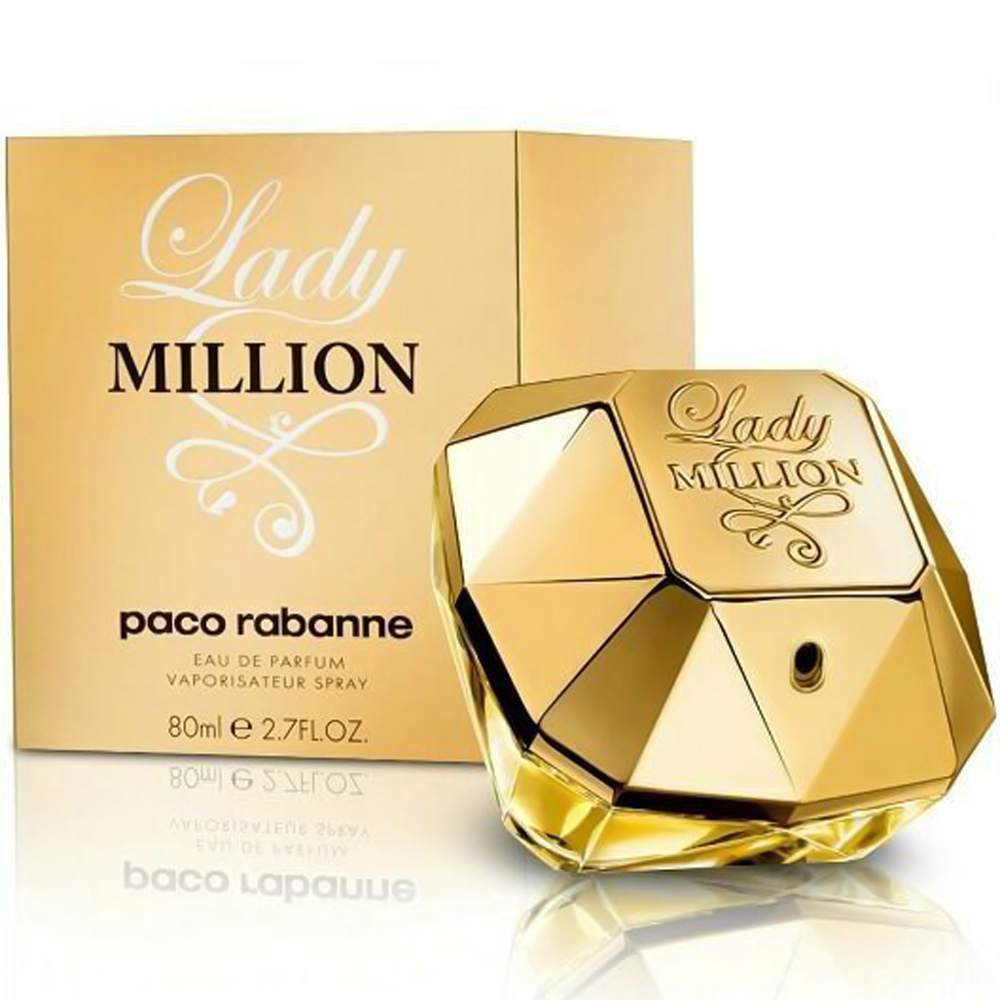 Paco Rabanne Lady Million Eau De Parfum 80ml Spray Image 2