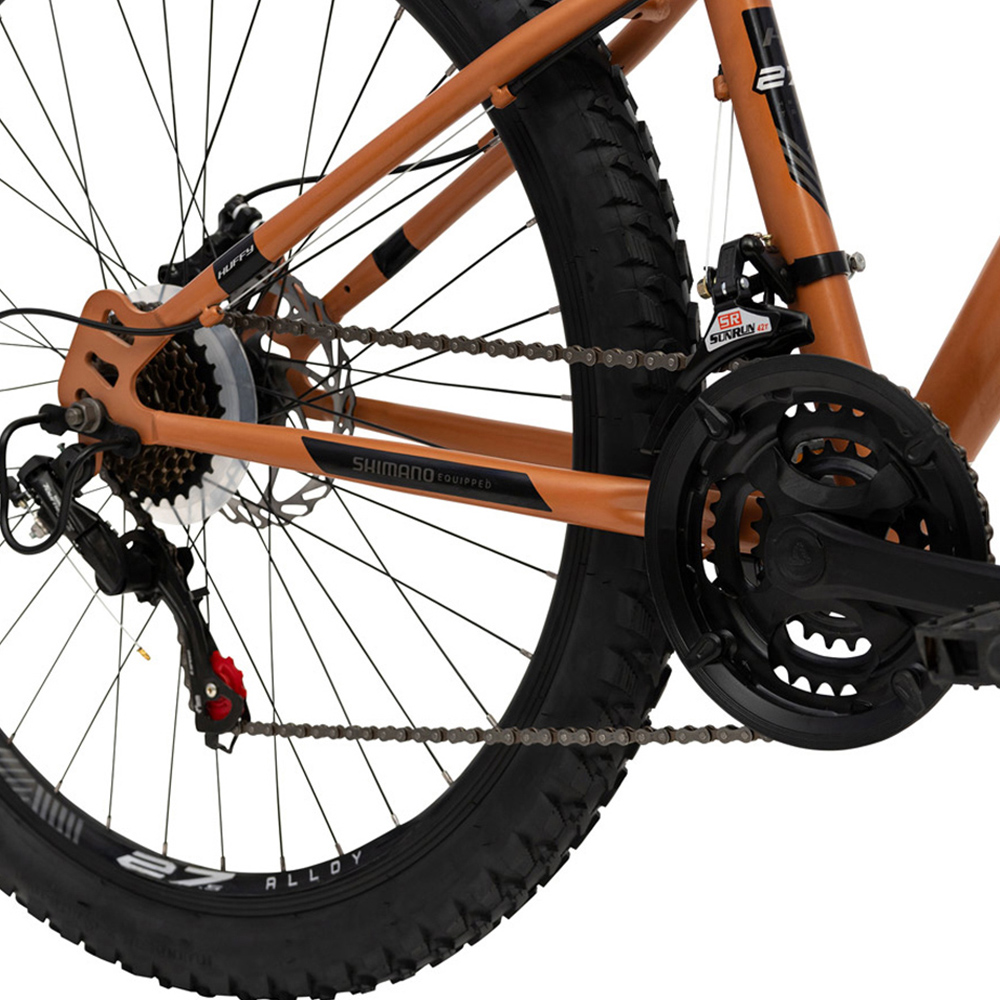 Huffy Korros 21 Speed 27.5 inch Bronze Hardtail Mountain Bike Image 4
