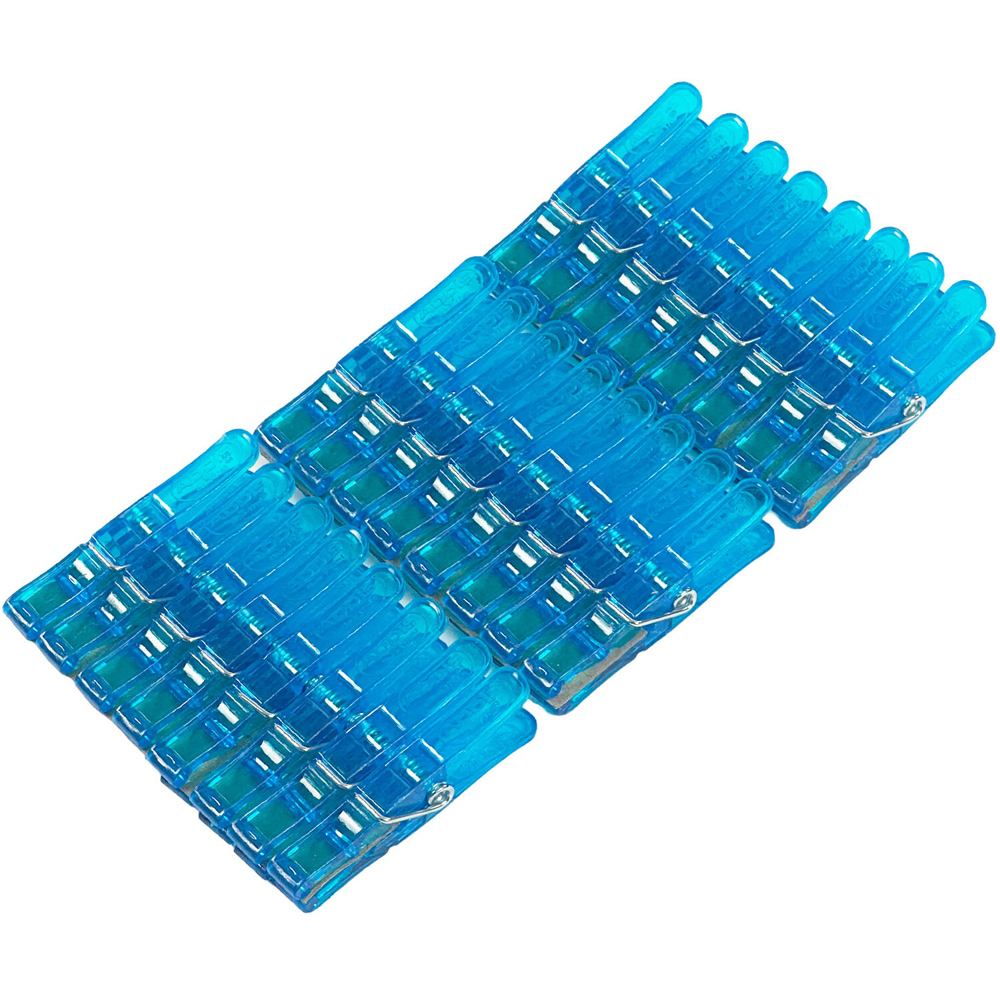Pack of 24 Addis Aqua Pegs Blue Image 2