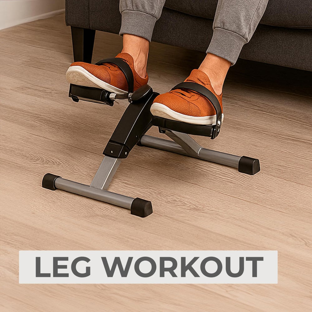 Alivio Portable Mini Bike Pedal Exerciser Machine with LCD Display Image 4