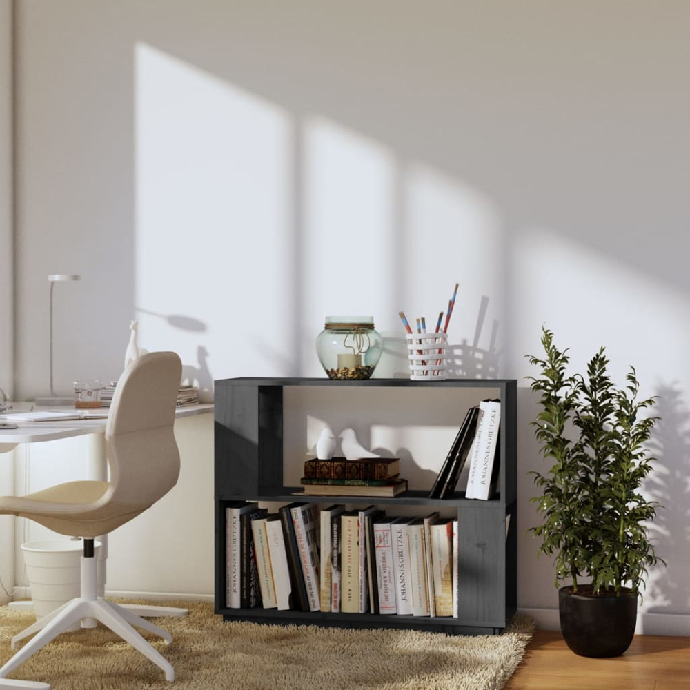 vidaXL 3 Shelf Honey Brown Bookcase Image 7