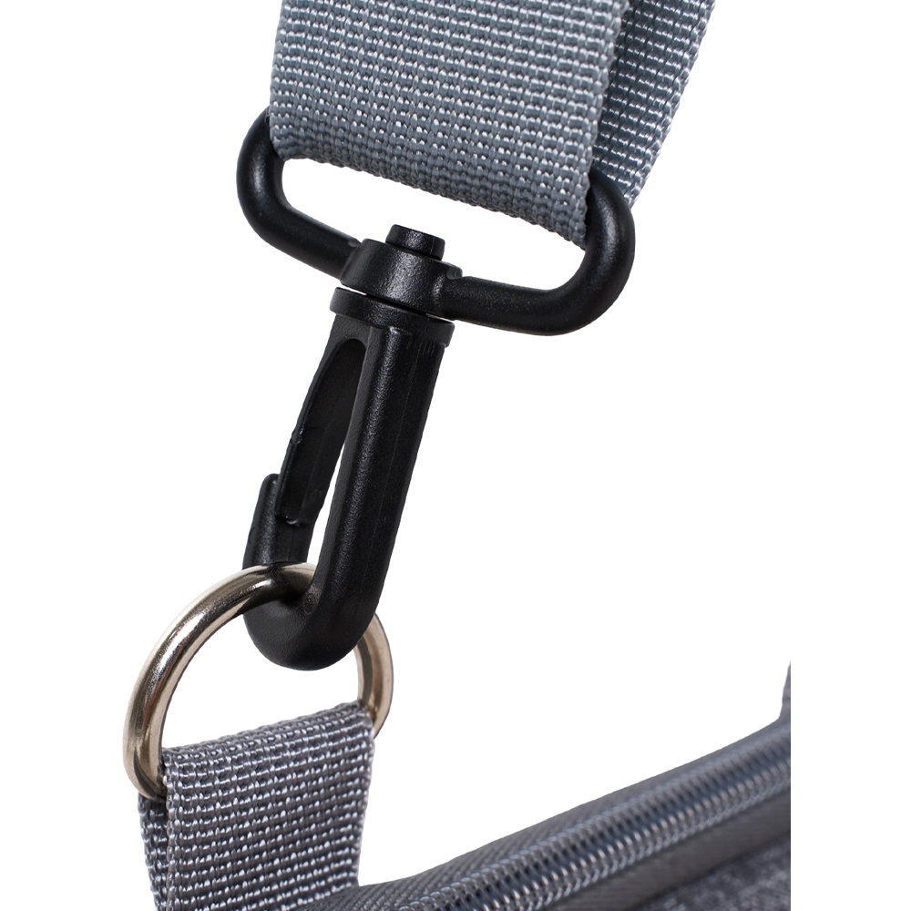 H&O Direct Grey Badminton Racquet Bag with Shoulder Strap Image 5