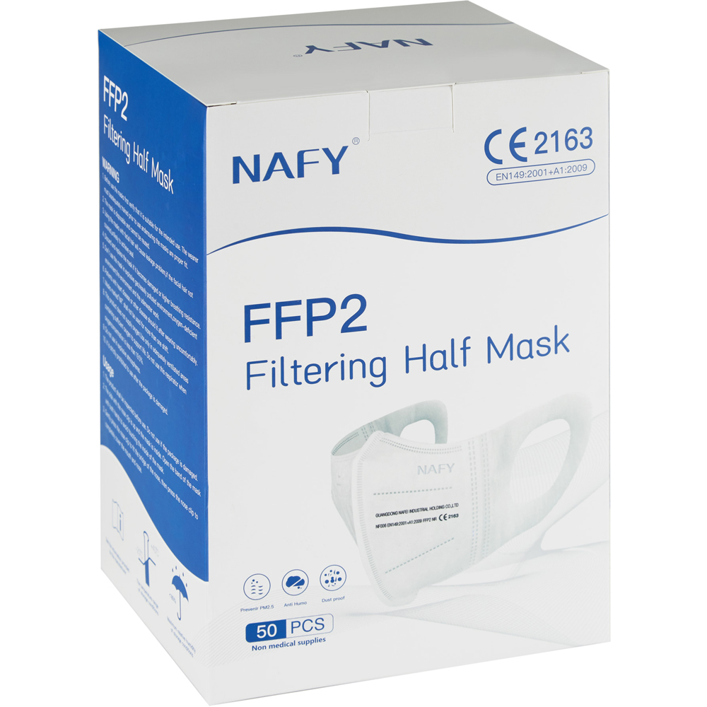 tectake Disposable Particle Filter Face Mask 1000 Pack Image 5